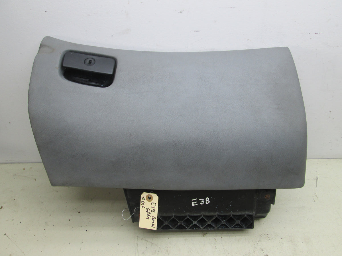 BMW E38 740i 740iL 750iL Glove Box Grey NO LATCH #616 (USED