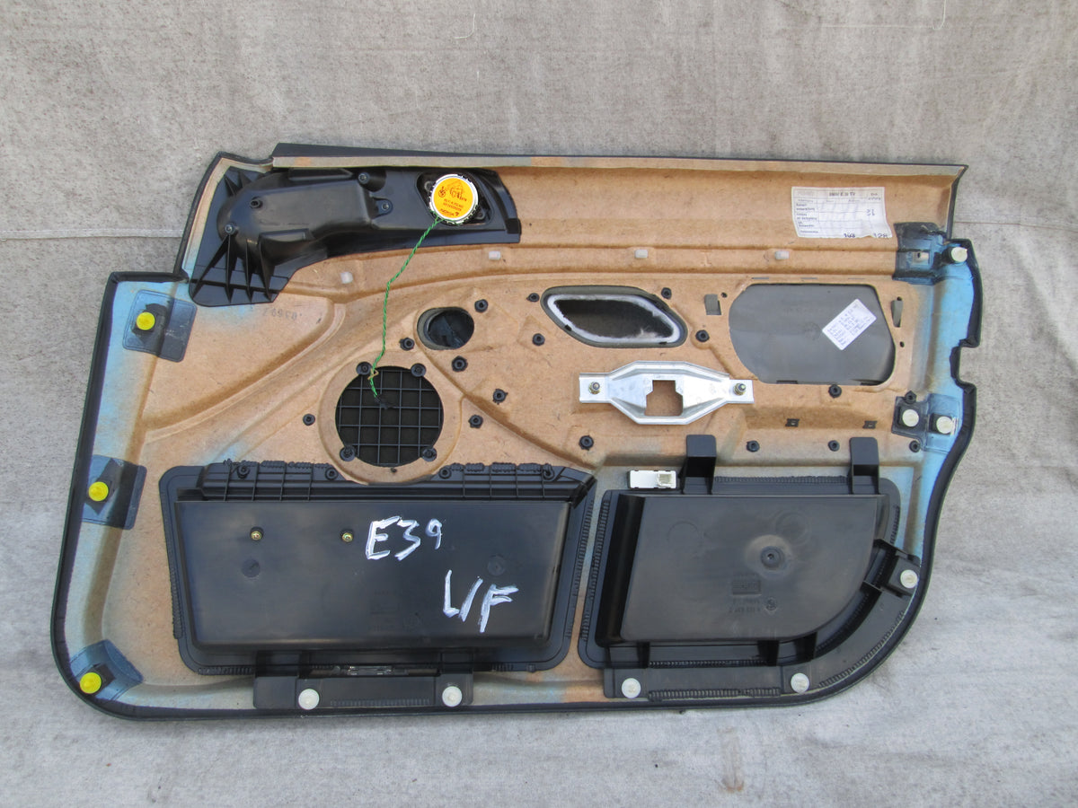 BMW E39 525i 530i 540i left front door panel black – Allums Imports