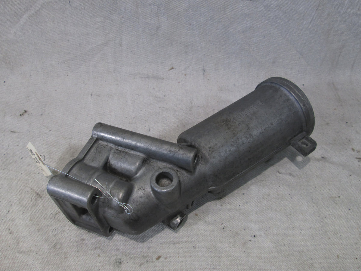 Mercedes W201 M102 oil filter housing 1021801211 Allums Imports
