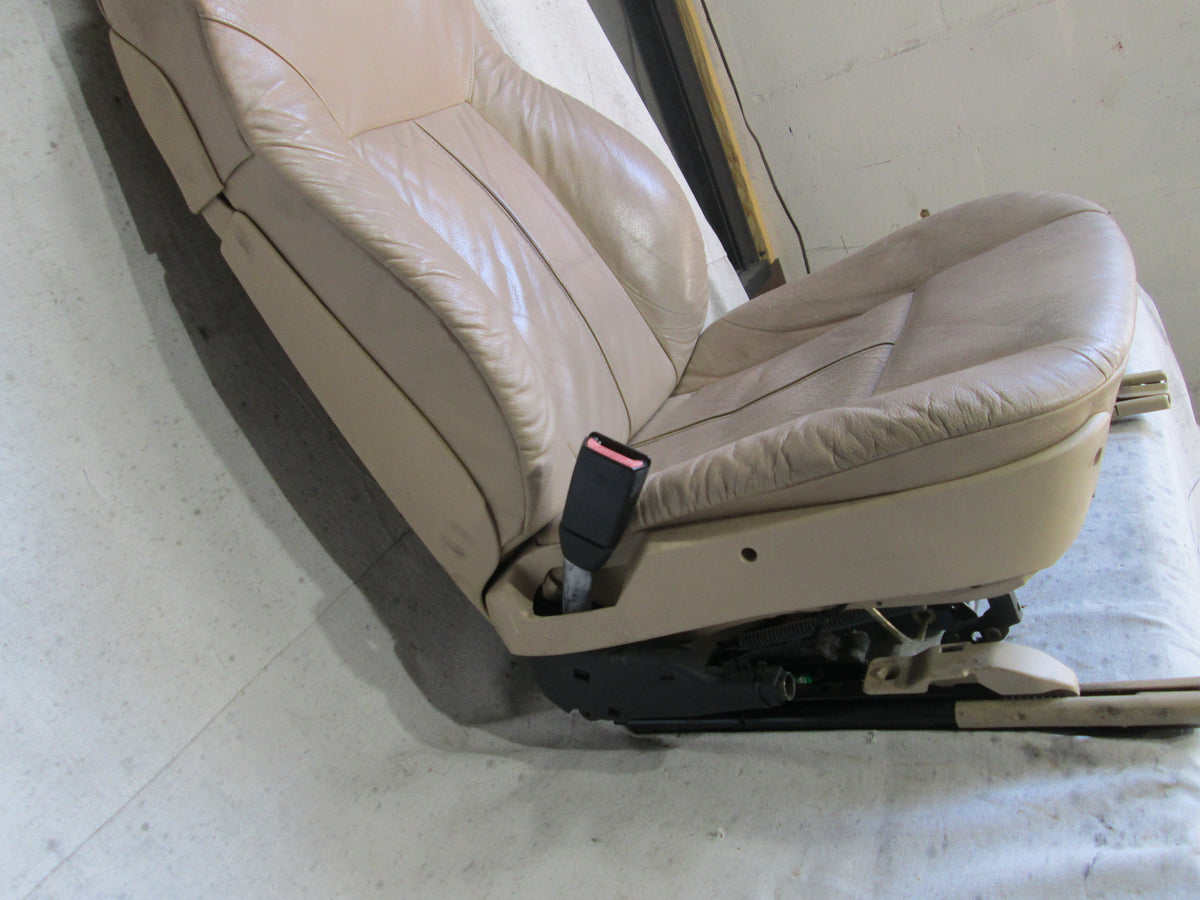 BMW E38 E39 740iL 740i 750iL left front seat tan Allums Imports