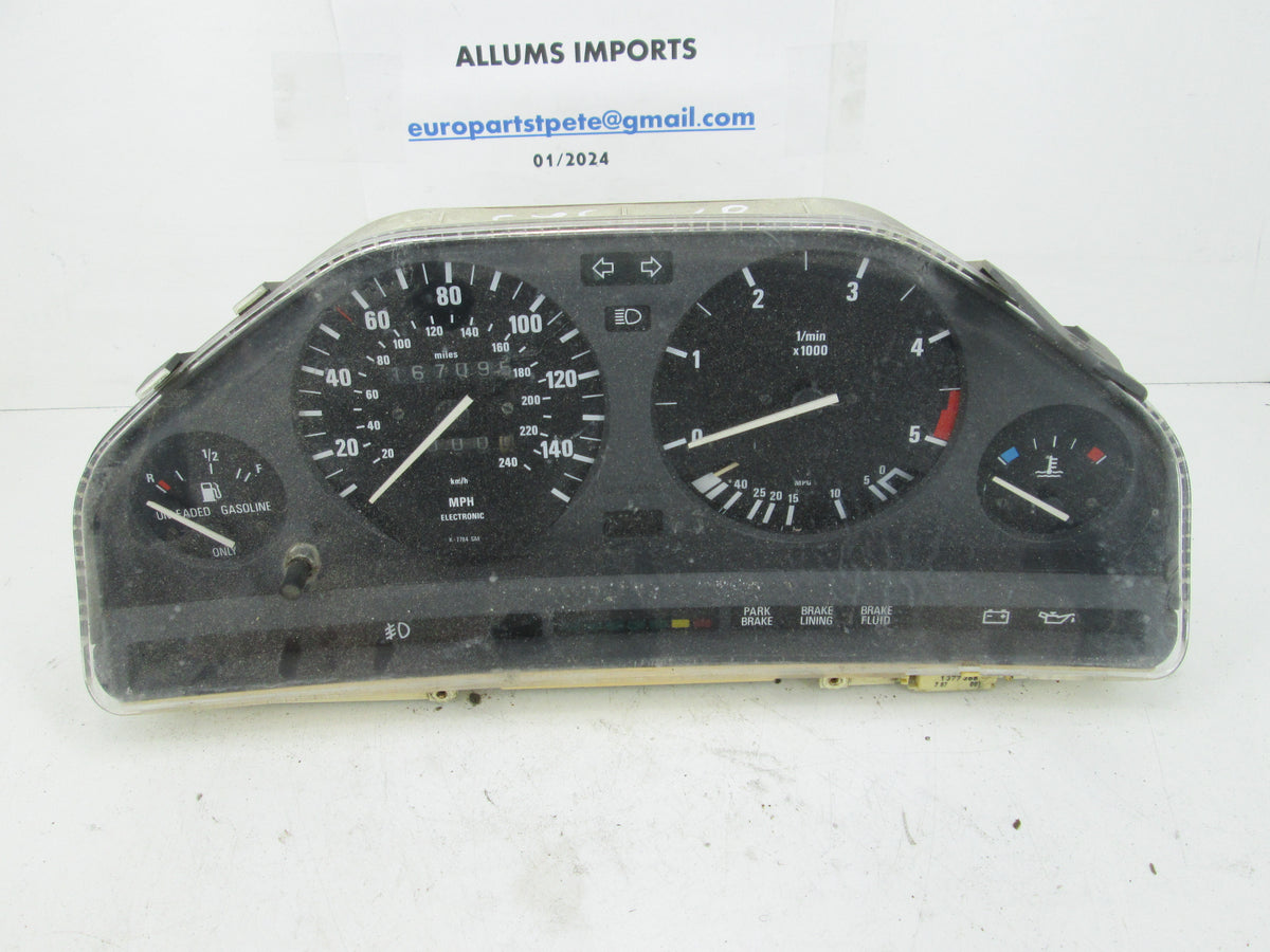 BMW E30 325e speedometer instrument cluster 3 Allums Imports
