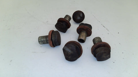Vintage Alfa Romeo Spider Cam Cover Nuts w/Washer Seal Set of 6 (USED)