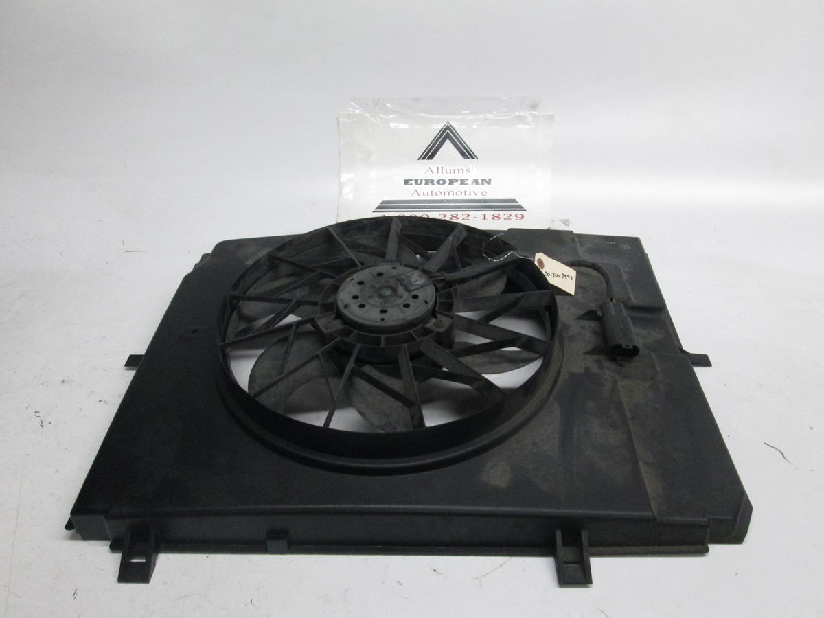 Mercedes W210 E320 auxiliary fan assembly 0015003593 Allums Imports