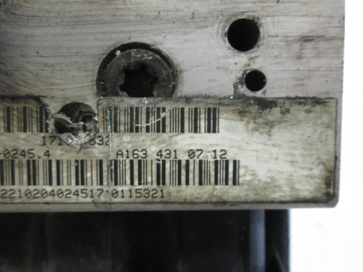 Mercedes W163 ML320 ML430 ABS pump module 1634310712 – Allums Imports