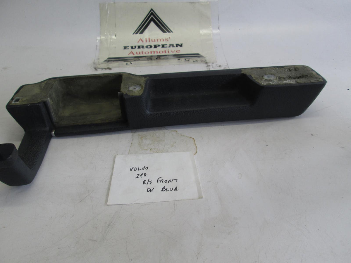 Volvo 240 dark blue right front arm rest – Allums Imports