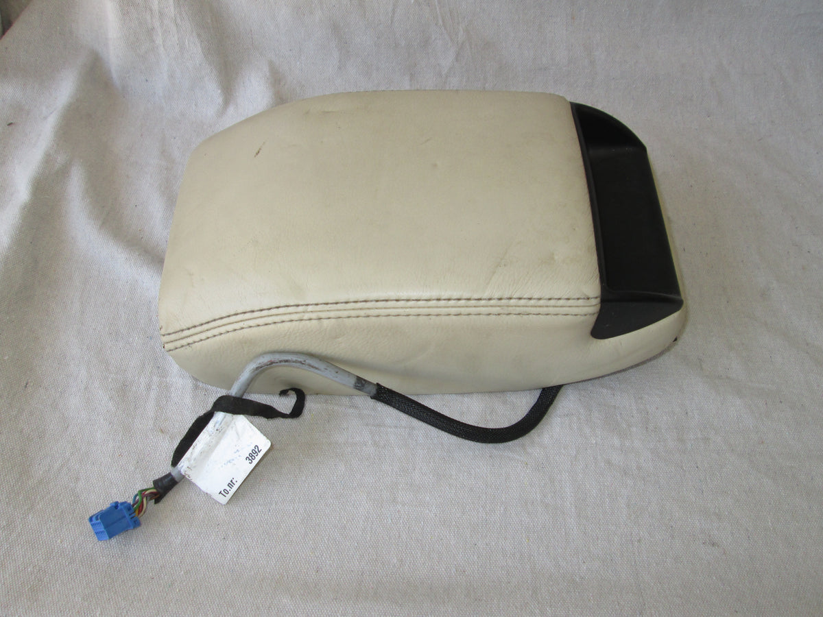 Volvo S80 center console arm rest cover beige with rear DVD player 866 –  Allums Imports