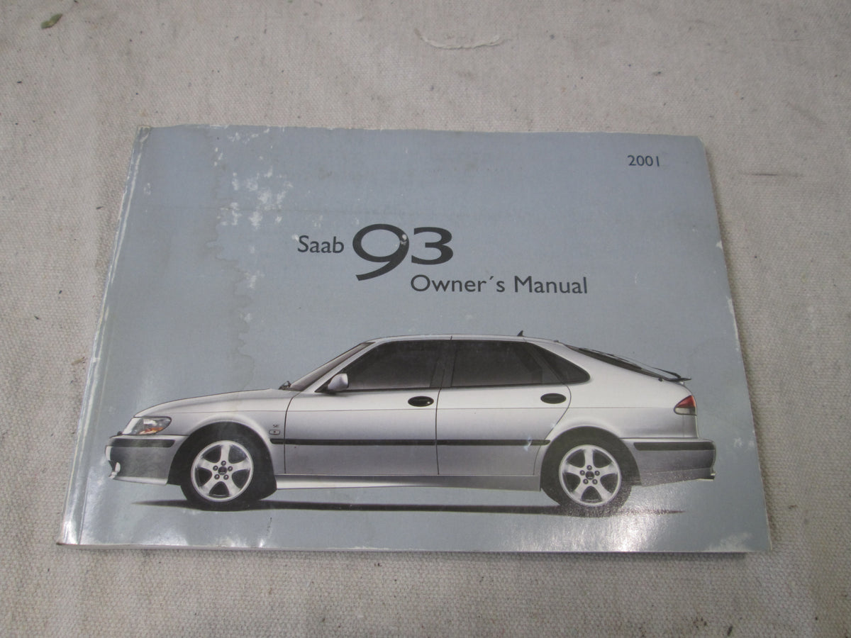 SAAB 9-3 convertible 2001 owners manual