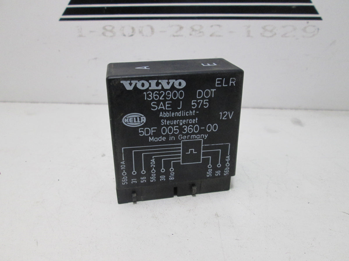 Volvo lamp control relay 1362900 Allums Imports
