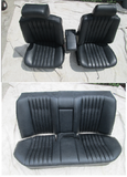Mercedes W124 300E E320 Sedan Left/Right/Rear Seats All Door Panels Black (USED)