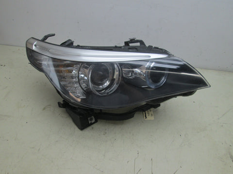 BMW E60 528i 535i 550i M5 08-10 Right Head Light Xenon wo/Adaptive 63127177756 #1210 (USED)