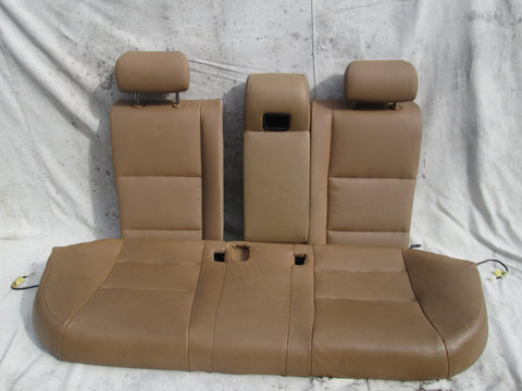 BMW E60 535i 550i 528i 06-10 rear seat upper and lower brown (USED)
