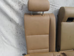 BMW E60 535i 550i 528i 06-10 rear seat upper and lower brown (USED)