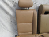 BMW E60 535i 550i 528i 06-10 rear seat upper and lower brown (USED)
