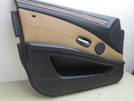 BMW E60 525i 535i 545i left front door panel black brown (USED)