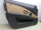BMW E60 525i 535i 545i left front door panel black brown (USED)
