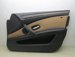 BMW E60 525i 535i 545i right front door panel black brown (USED)