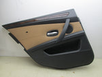 BMW E60 525i 535i 545i left rear door panel black brown (USED)