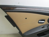 BMW E60 525i 535i 545i left rear door panel black brown (USED)