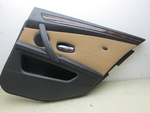 BMW E60 525i 535i 545i right rear door panel black brown (USED)
