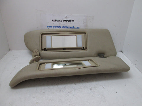 Mercedes W126 Sedan Left/Right Sunvisor Brown #88 (USED)