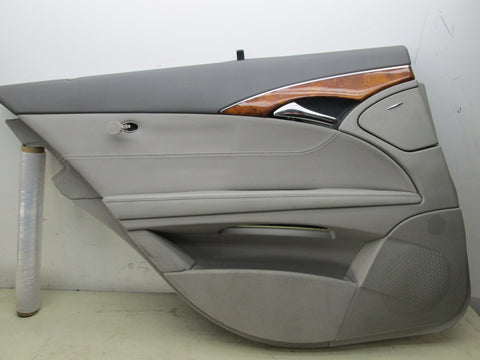 Mercedes W211 E320 E500 E430 left rear door panel grey