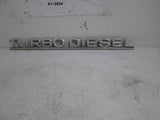 Mercedes Trunk Emblem Turbo Diesel (USED)