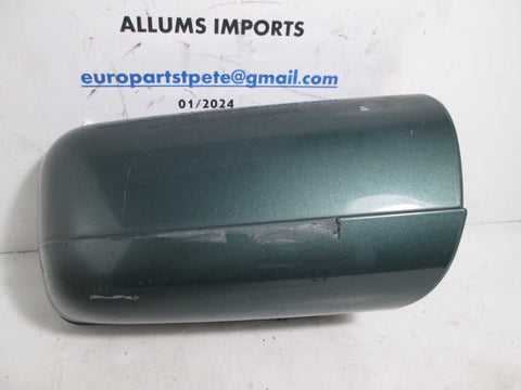 Mercedes W140 W210 Right Door Mirror Cover Green #18 2108110260 (USED)