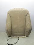 BMW F30 14-18 Left Front Seat Upper Cushion Tan Vinyl (USED)