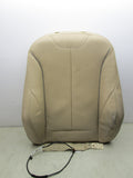 BMW F30 14-18 Left Front Seat Upper Cushion Tan Vinyl (USED)