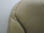 BMW F30 14-18 Left Front Seat Upper Cushion Tan Vinyl (USED)