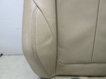 BMW F30 14-18 Left Front Seat Upper Cushion Tan Vinyl (USED)