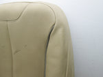 BMW F30 14-18 Left Front Seat Upper Cushion Tan Vinyl (USED)