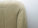 BMW F30 14-18 Left Front Seat Upper Cushion Tan Vinyl (USED)