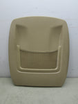 BMW F30 14-18 Left/Right Front Seat Back Panel Tan Vinyl (USED)