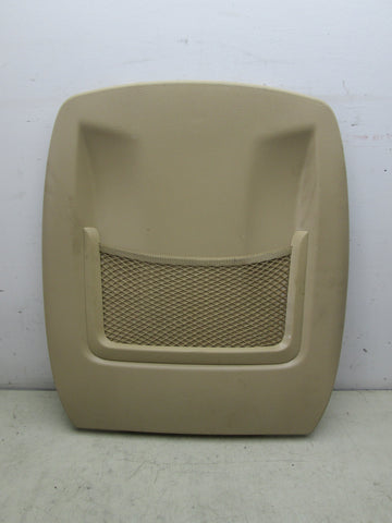 BMW F30 14-18 Left/Right Front Seat Back Panel Tan Vinyl (USED)