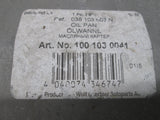 Volkswagen Golf Jetta Beetle oil pan 038103603N (NOS)