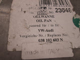 Volkswagen Golf Jetta Beetle oil pan 038103603N (NOS)