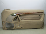 Mercedes 96-02 R129 SL500 SL300 right front door panel tan BROKEN (USED)