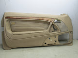 Mercedes 96-02 R129 SL500 SL300 left front door panel tan BROKEN (USED)