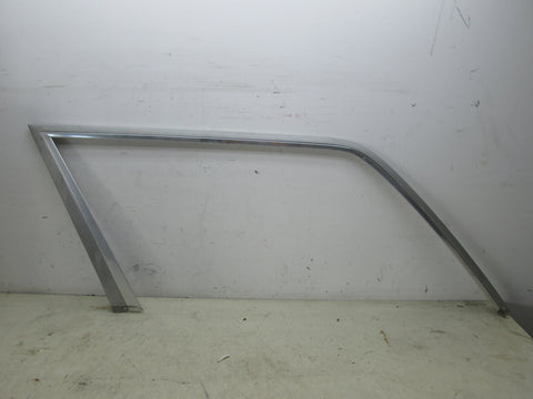 Mercedes W123 Wagon Left Rear Quarter Glass Upper Trim Silver #44 (USED)