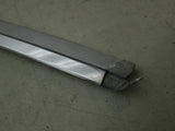 Mercedes W123 Wagon Left Rear Quarter Glass Upper Trim Silver #44 (USED)