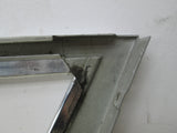 Mercedes W123 Wagon Left Rear Quarter Glass Upper Trim Silver #44 (USED)