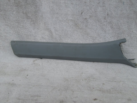 Mercedes R129 SL600 right side A pillar cover stitched grey leather 1296900626