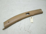 Mercedes R107 W107 Right Front Interior Windshield Cover Trim Molding Tan #125 (USED)