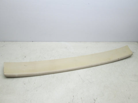 Mercedes R107 W107 Hardtop Back Glass Upper Cover Trim Molding Tan #4 (USED)