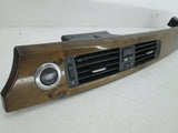 BMW E90 E91 E92 328i 330i 335i center wood trim panel 52850610 (USED)