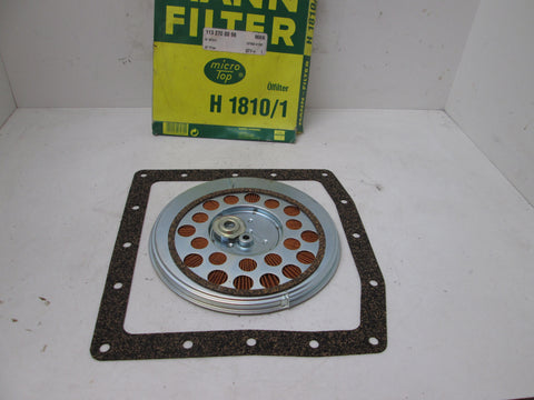 Vintage Mercedes 65-72 w/16 Bolt Pan Transmission Filter Set 1122700980 1132700098 Mann (NEW)