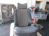 Mercedes R107 450SL Left Seat EURO Cloth Black/Grey (USED)
