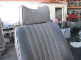 Mercedes R107 450SL Left Seat EURO Cloth Black/Grey (USED)