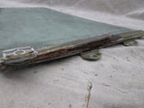 Mercedes R107 450SLC 380SLC right rear quarter window glass RUSTED RAIL